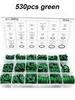 419/225PCS Rubber O-Ring Assortment Kit Buna-N Gasket Sealing Replacement O-Rings 32 Metric Sizes for Plumbing Faucet Repair