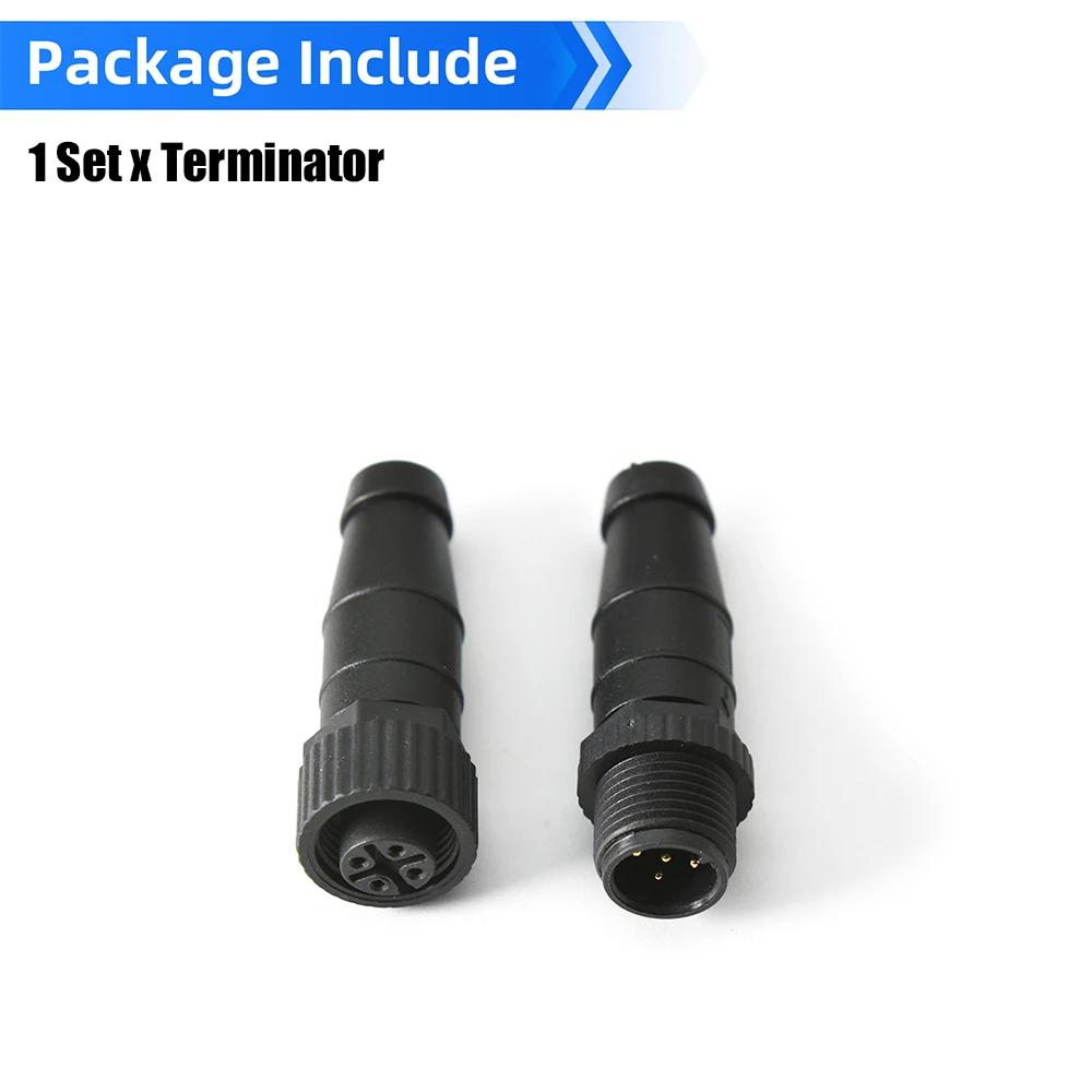 NMEA2000 T-type Connector Cable Adapter Male Female Plug Marine Boat Serial Data Networking Cable Starter Kit 0.5-4M Wiring Cord