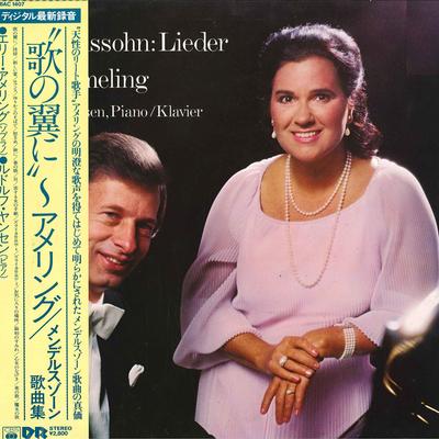 LP Record ELLY AMELING (SOPRANO), RUDOLF JANS - Mendelssohn : Lieder ALBUM 28AC1407 CBS SONY 1982 Japan Classical Used