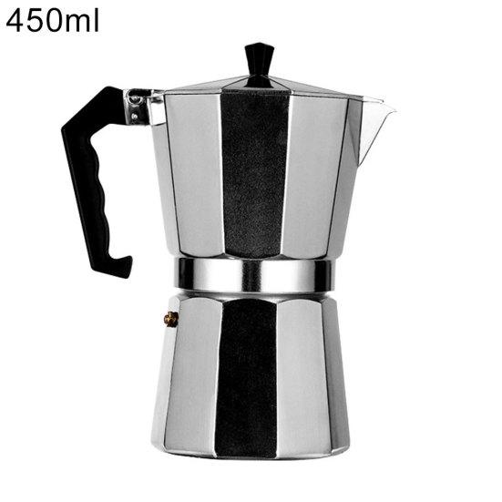 50/100/150/300/450/600ml Coffee Maker Espresso Percolator Stove Top Pot Kettle