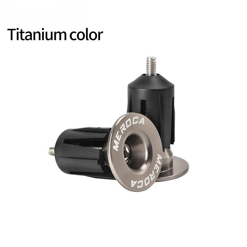 1 Pair Mountain Road Bike Handlebar End Plugs Color Aluminum Alloy Handle Bar End BMX MTB Bike Grip Cover Bicycle Accessories