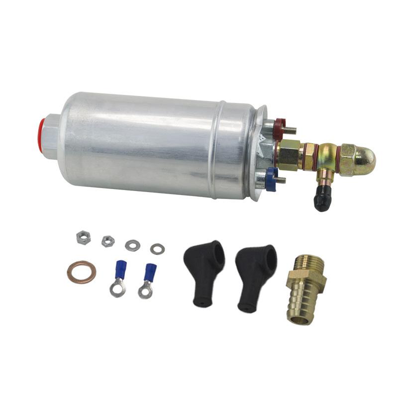 External Fuel Pump 0580 254 044  FUEL PUMP WITH BANJO FITTING KIT HOSE ADAPTOR UNION 8MM OUTLET TAIL PQY-FPB044R
