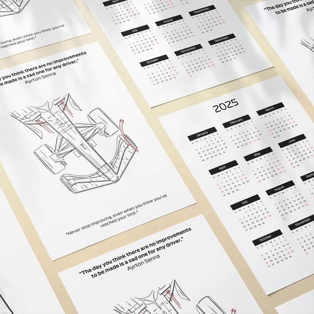 Plánovač a kalendář, Plánovač s designem závodní dráhy, Kroužková vazba, Měsíční plánovač s vášní pro závodění, Plánovače pro ženy a muže