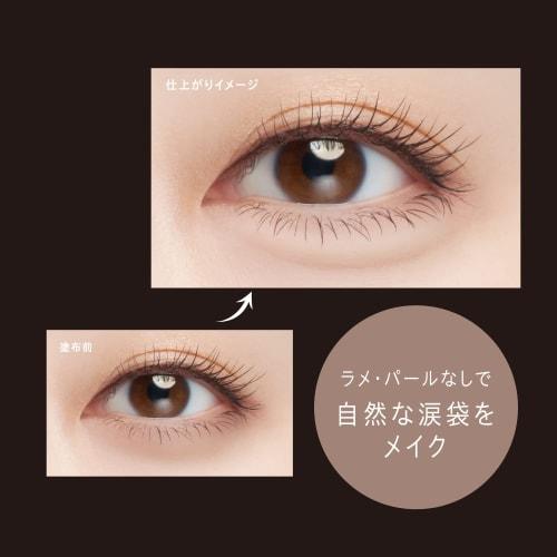 Visee Wide Trick Double Liner 01 Nuance Brown & Beige 0.4g Lid Liner Tear Bag Liner Tear Bag Concealer 2in1 Shadow Color 3D Feel
