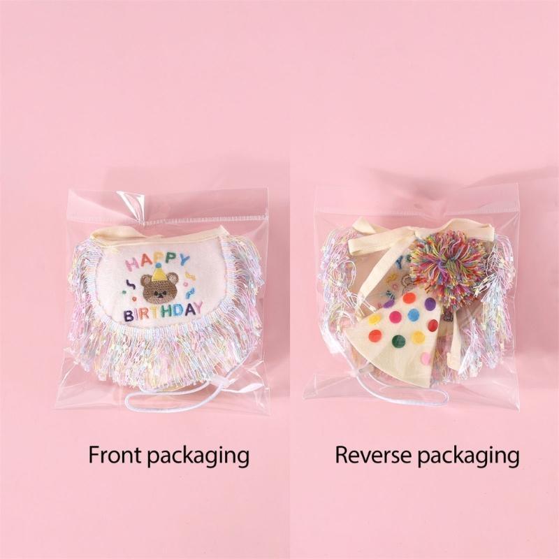Dogs Birthday Hat with Bandanas Delicate Dogs Summer Spring Celebration Hat R7UB