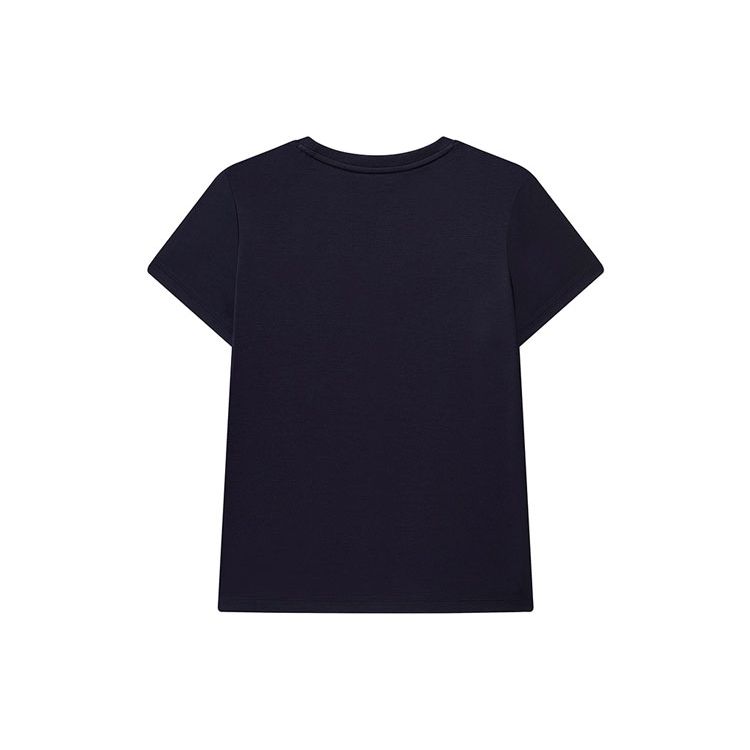 Fila Cotton Casual Short Sleeve T-Shirt Women Tops Blue F11W118151F-NV