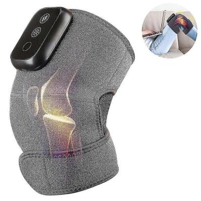 1 stk. Opvarmet Knæmassager Opvarmet Knæstøtte Wrap, Trådløs Vibration Knæ Opvarmningspuder, 3 Justerbare Intensitet og Temperatur, Knæstøtte Wrap