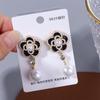 Jewelry Temperament Camellia Earrings Korean Fashion Earrings Women Jewelry Flower Stud Earrings