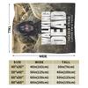 The Walking Dead Daryl Dixon Flannel Blanket Horror Movie Custom Throw Blanket for Home 150*125cm Plush Thin Quilt