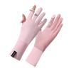 Summer Outdoor Sun Protection Ice Silk Gloves