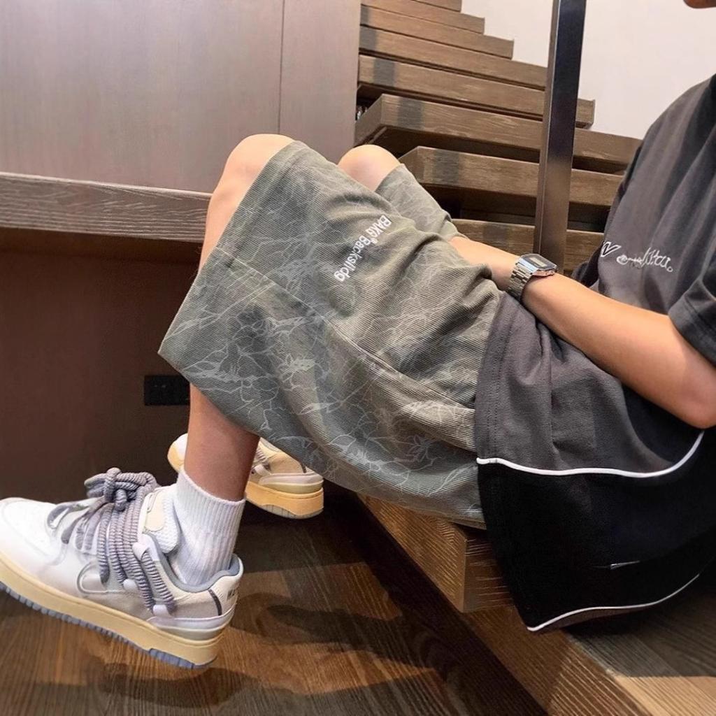 Summer Breathable Thin Shorts Wear Large Size Loose Sports and Leisure Five-point Medium Pants