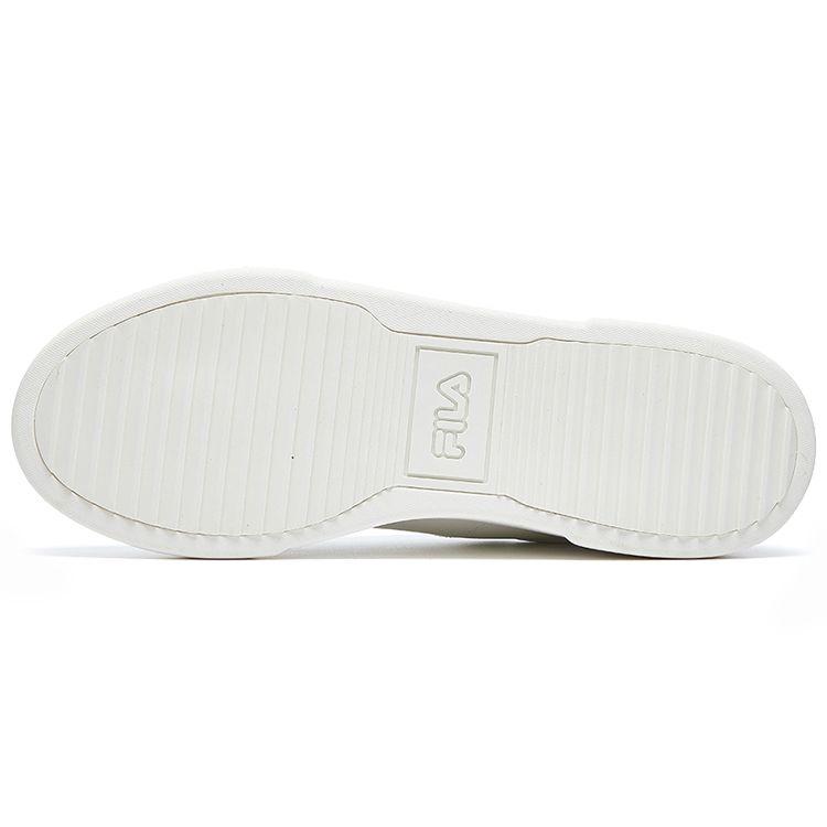 FILA Game Point Synthetic Leather Comfortable Shockproof Breathable Low-Top Sneakers Men sneakers White F12M031303FSW