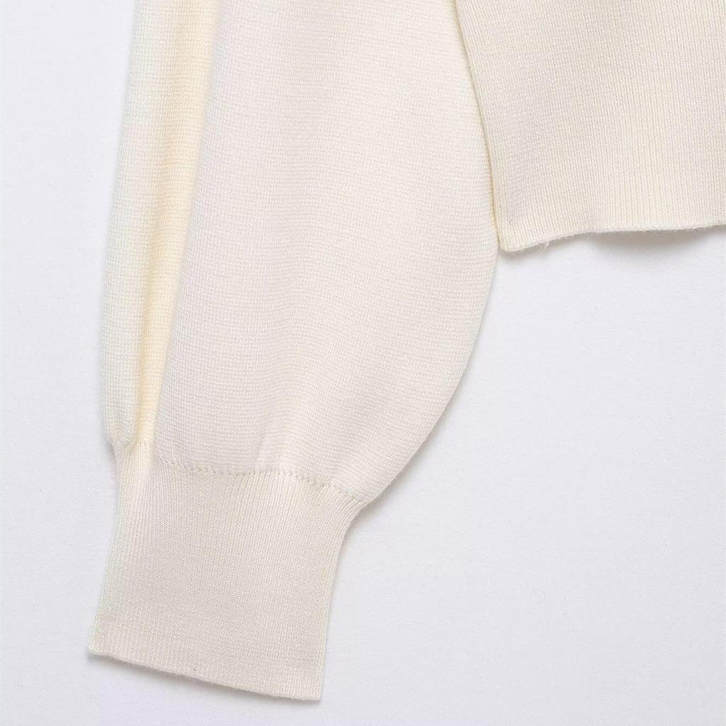 Spring 2025 Women's Chic Buttoned Knit Cardigan & High Waist Midi Skirt Set