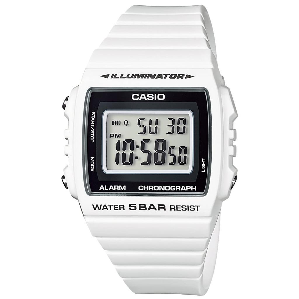 Casio Wristwatch Collection Domestic Genuine Product W-215H-7AJH Mens White