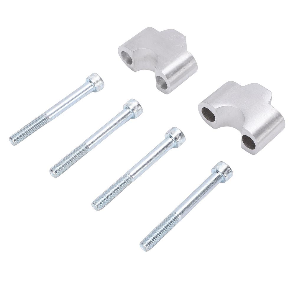 7 8in 22mm Handlebar Mount Clamp Riser 30mm Rise Height Aluminum Handlebar Riser for Motorcycle Dirt Bike ATV