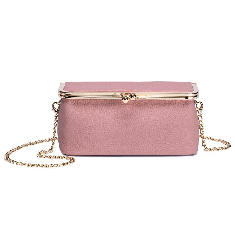 New European and American fashion chain bag women's shoulder messenger bag leather multi-functional gold storage bag large capacity