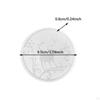 Christmas Coasters Model Crafts Cup Pad Creative Display Resin Epoxy for Living Room Home