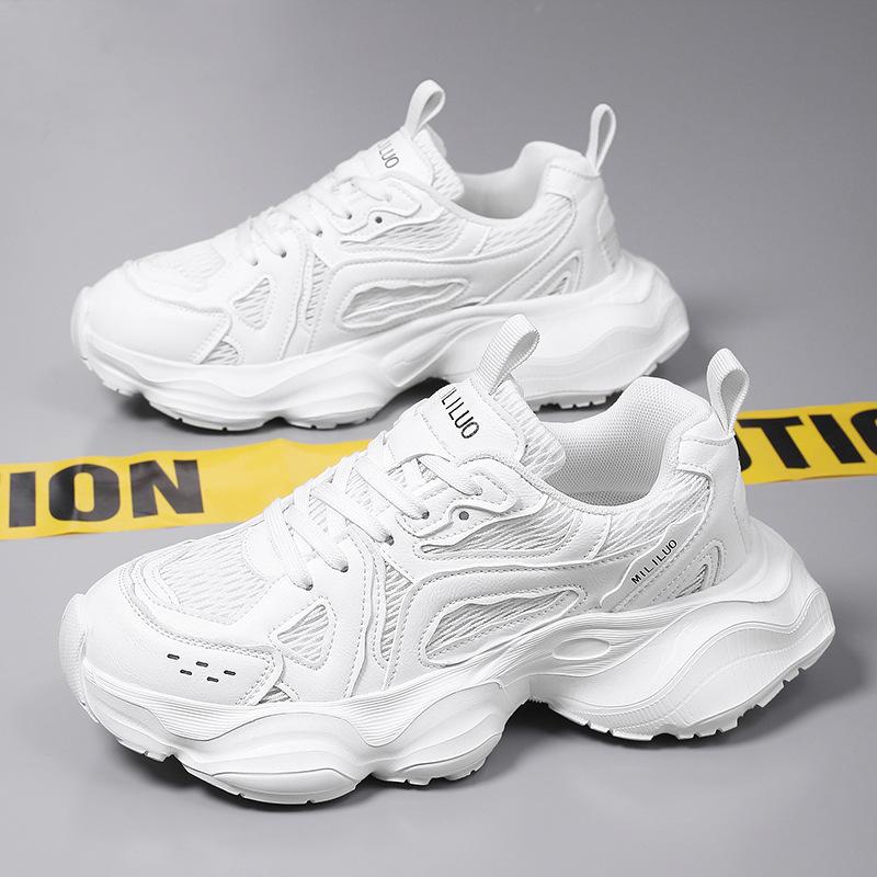 

Sneakers men s and women s low-top height increase 2025 cold sticky old graffiti Darth Vader European and American dad shoes sneakers 36 білий