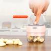 Electric Garlic Chopper, Mini Portable Veggie Chopper, 100ML/250ML USB Vegetable Onion Processor With Magnetic Safety Lock For Ginger Fruit Meat Chili