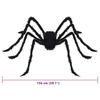Halloween Spider Decoration 3 Pcs Black 150 Cm