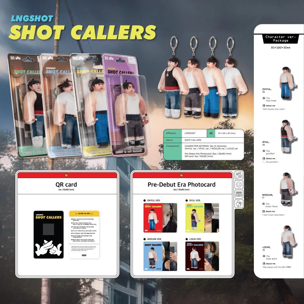LNGSHOT [SHOT CALLERS] EP Album CHARACTER
