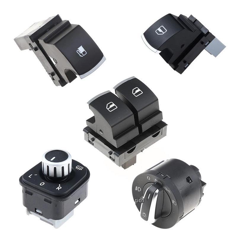 

Volkswagen Golf/Sagitar Window Switch 5-Piece Set (Part: 5ND959855) чёрный