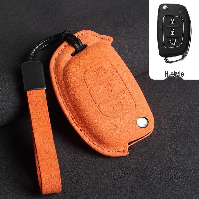 Hyundai Elantra 16/Yuena/ix25 Folding Key (Green 3D)