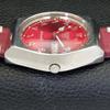 Seiko 5 AUTOMATIC JAPAN 6309A MENS VINTAGE ARABIC RED COLOR DIAL WATCH A701331-5