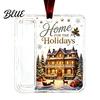 Acrylic Cash Surprise Pendant Christmas Money Holder Ornament Gift Hanging Decor with for Friends Festive Pattern Tree Giving Holiday Keepsake