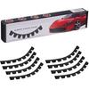 8PCS DIY Car Front Bumper Scrape Guard Kit Chassis Anti-Scratch Protector Plate