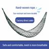 Military Green/Red Mesh Outdoor Hammock with Iron Hook & Nylon Rope