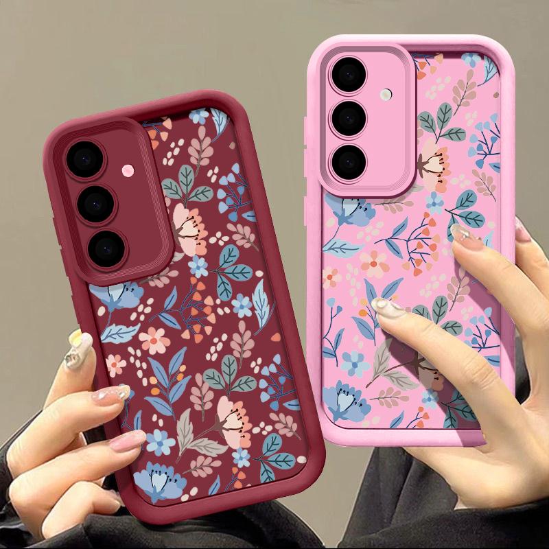 

Силиконовый противоударный чехол для Samsung S25 S24 S23 S22 Ultra S21 S20 Fe A55 A54 A53 A52 A35 A34 A15 A14 красочный цветочный мягкий защитный чехол для объектива Samsung A15 5G чёрный