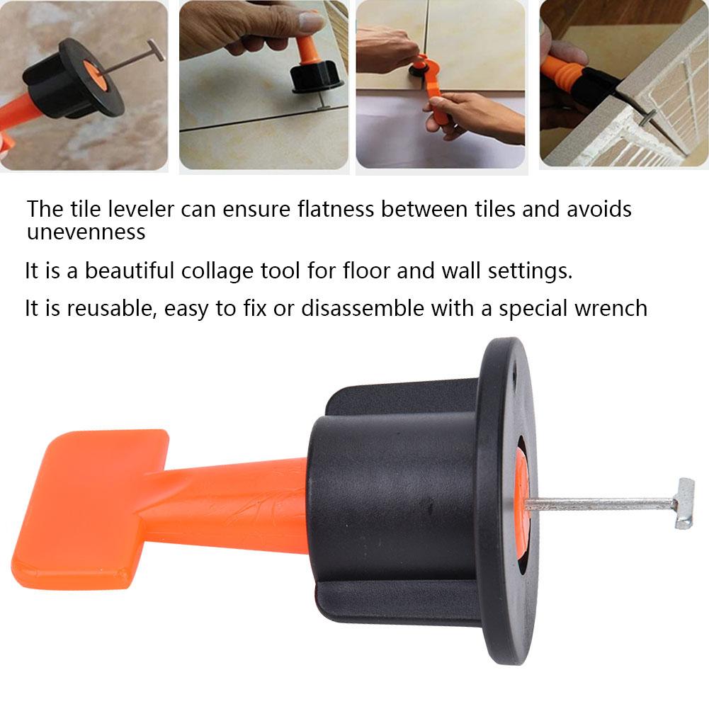 50 Stück Fliesen Nivellierer Boden Wand Nivelliersystem Locator Abstandshalter Bauzubehör