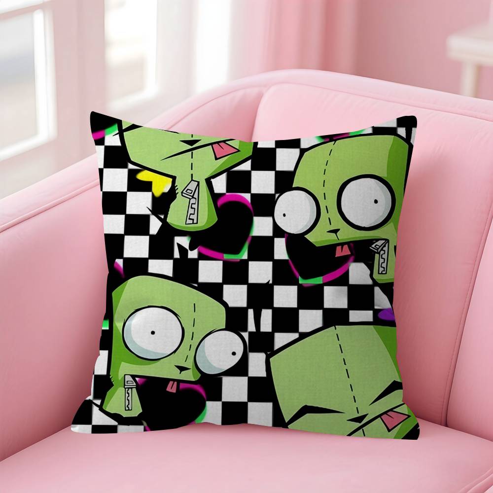 IInvaderS ZZim Pillowcases Home Bedding Decorative Pillow Cover Wedding Super Soft Pillow Case
