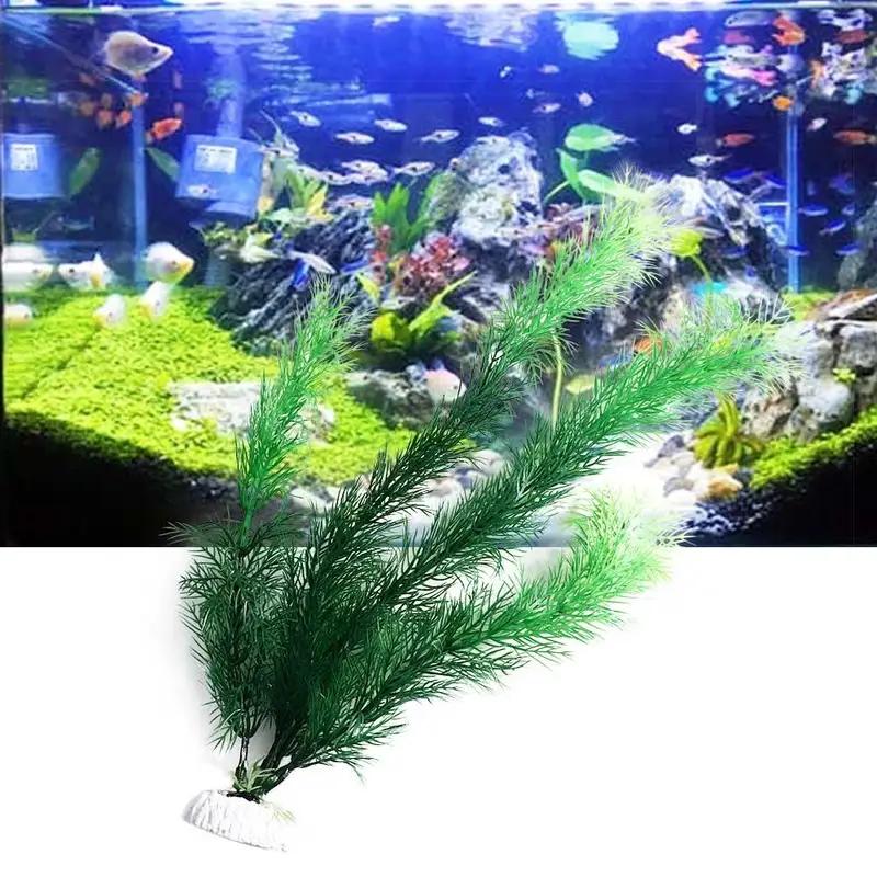 Künstliche Aquariumdekorpflanzen Unterwasserwassergras Aquatische Plastikpflanzen für Fischaquarium Dekorationen