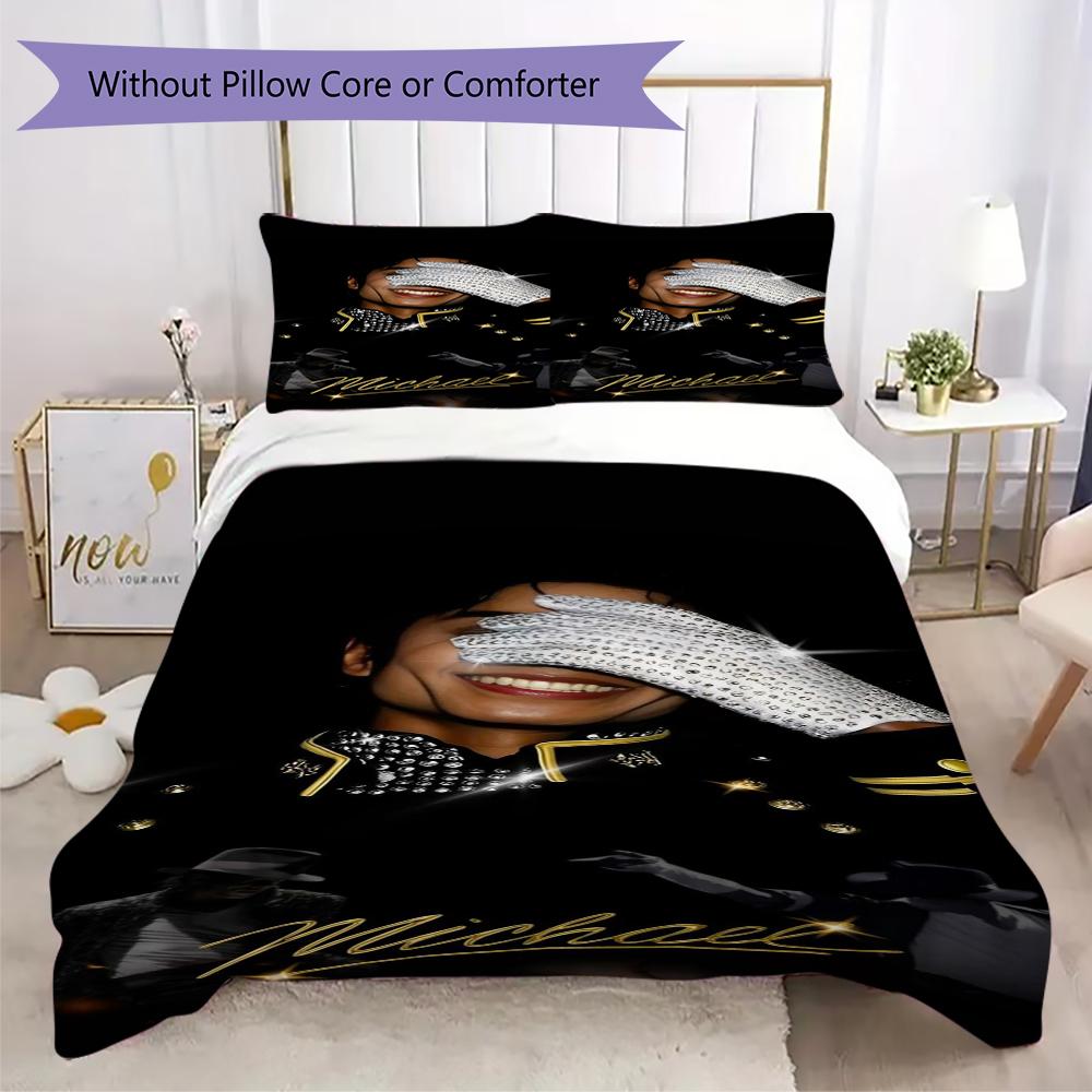 Michael Jackson Pop Bedding Without Core 1 Duvet Cover 2 Pillowcase Without Core Soft And Comfortable Bedding Set Duvet Cover And Pillowcase