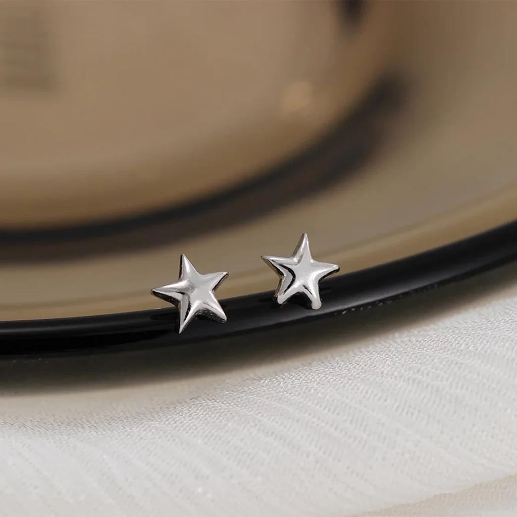 Earstuds, Female Stars, Simple Personality, Fashionable Pentagram, Cute Temperament, Trendy and Explosive Style