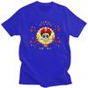 Custom Day Of The Dead Sugar Skull T Shirts for Men Pure Cotton Tee Tops Mexican La Calavera Catrina Tshirt Short Sleeve