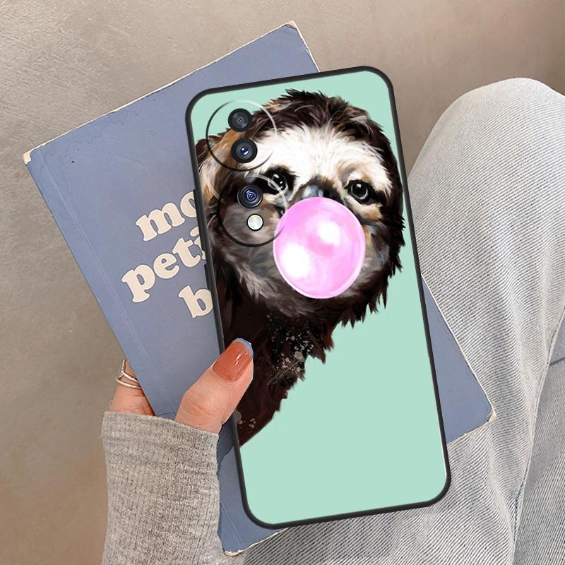 

Funny Sloth Case For Honor Magic 8 Pro 5 6 7 Lite Cover For Honor 200 400 90 70 50 X8a X8b X9a X9b X9c Honor Magic7 Pro