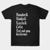 Herren Schwarzes T-Shirt mit Aufdruck Nicht du Guillermo! Baumwoll-T-Shirt mit No-Cut-Transferpapier-Druck