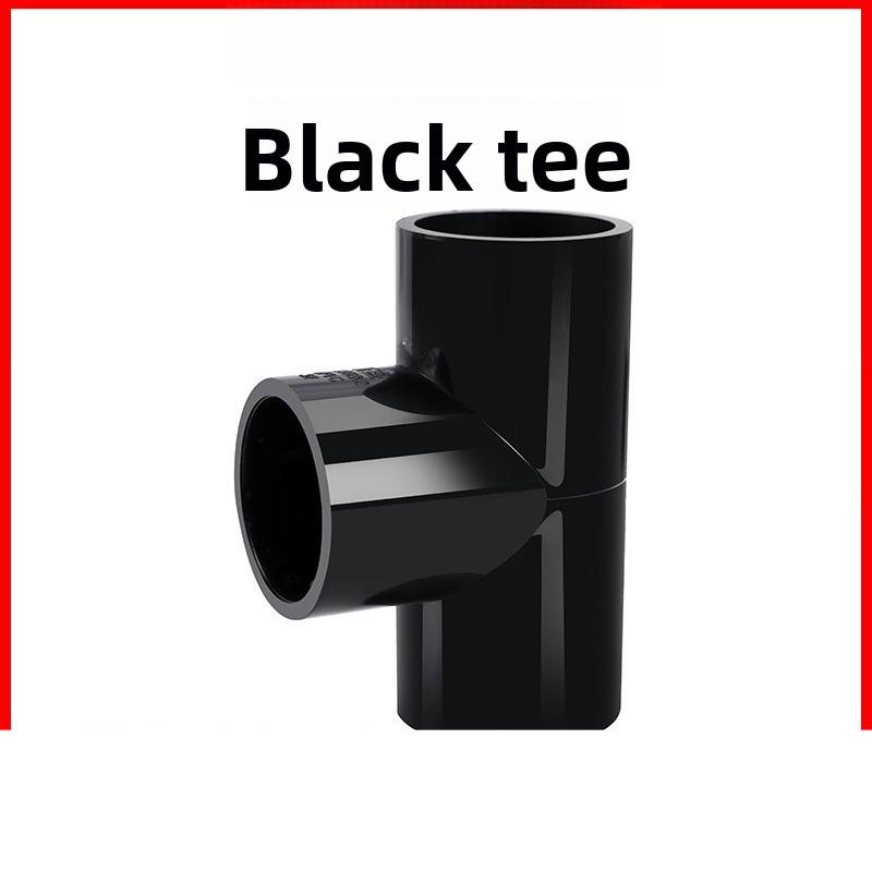 20/25/32/40mm Dark Grey UPVC Direct 90 Degree Elbow Aquarium Garden Irrigation Tee Water Tube Joint Fittings PVC Pipe End Cap