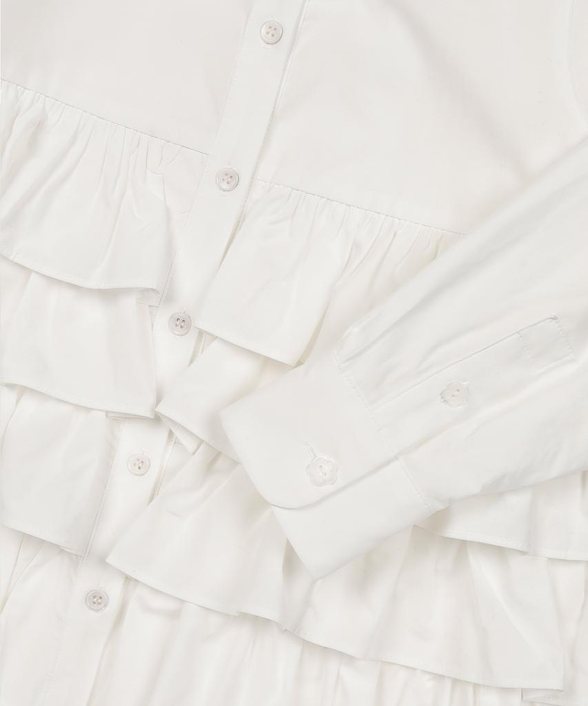 Ohesio Cancan Frill Blouse, White