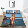 Bikini Duvet Cover 3D Printing Bedding Set Creative Home Textiles Microfiber Bed Cover Man Woman King Size Bed Spread