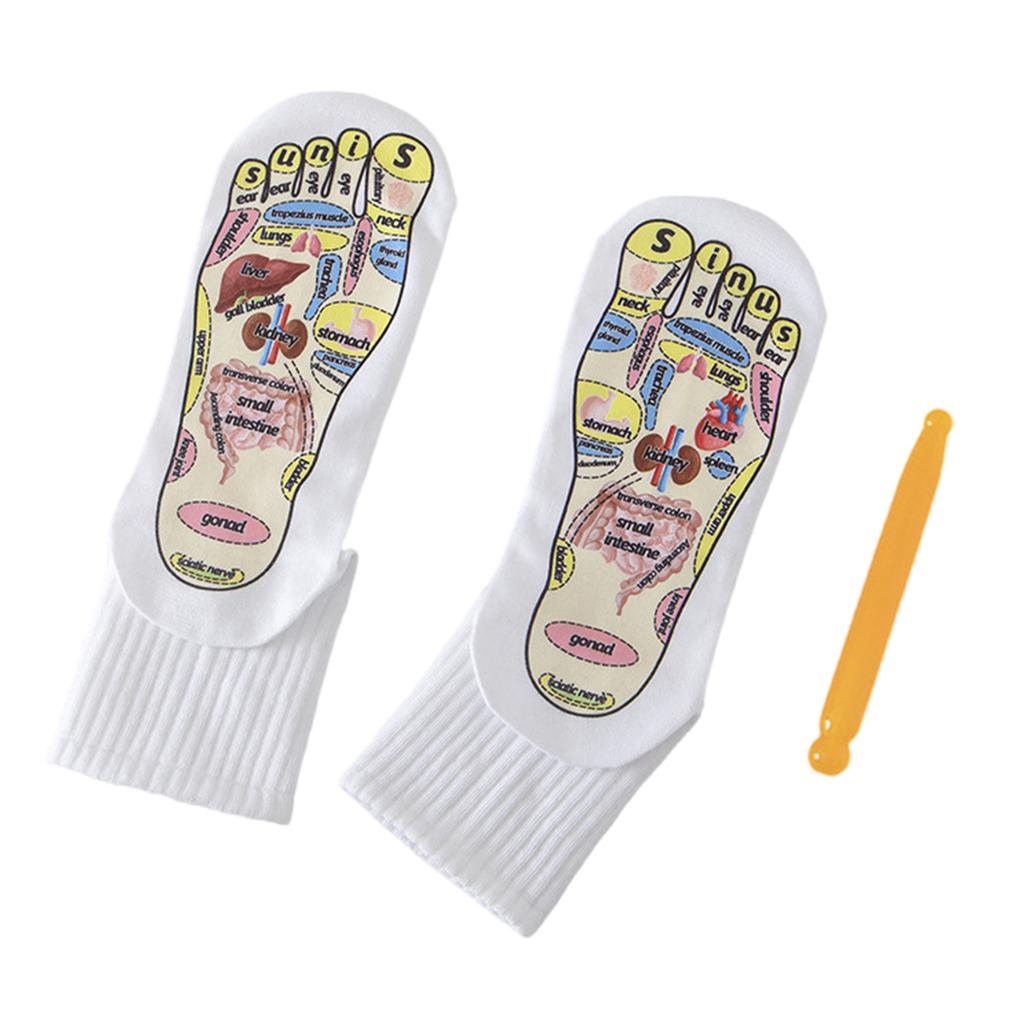 Relaxation Foot Massage Acupressures Reflexology Socks for Promote Blood Flow Great for Various Setting Gym and Home