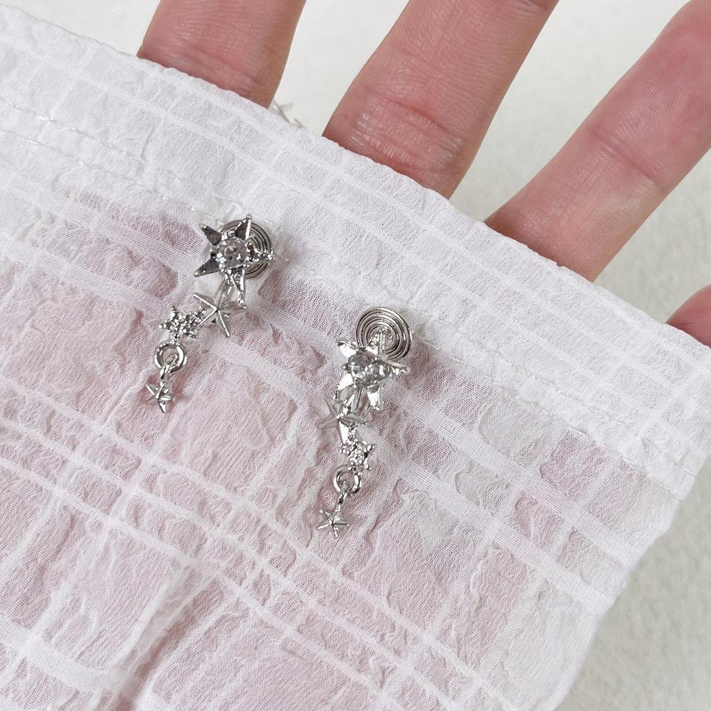 Vintage French Pearl No-Pierce Earrings: Elegant Luxury Clip-ons for Women