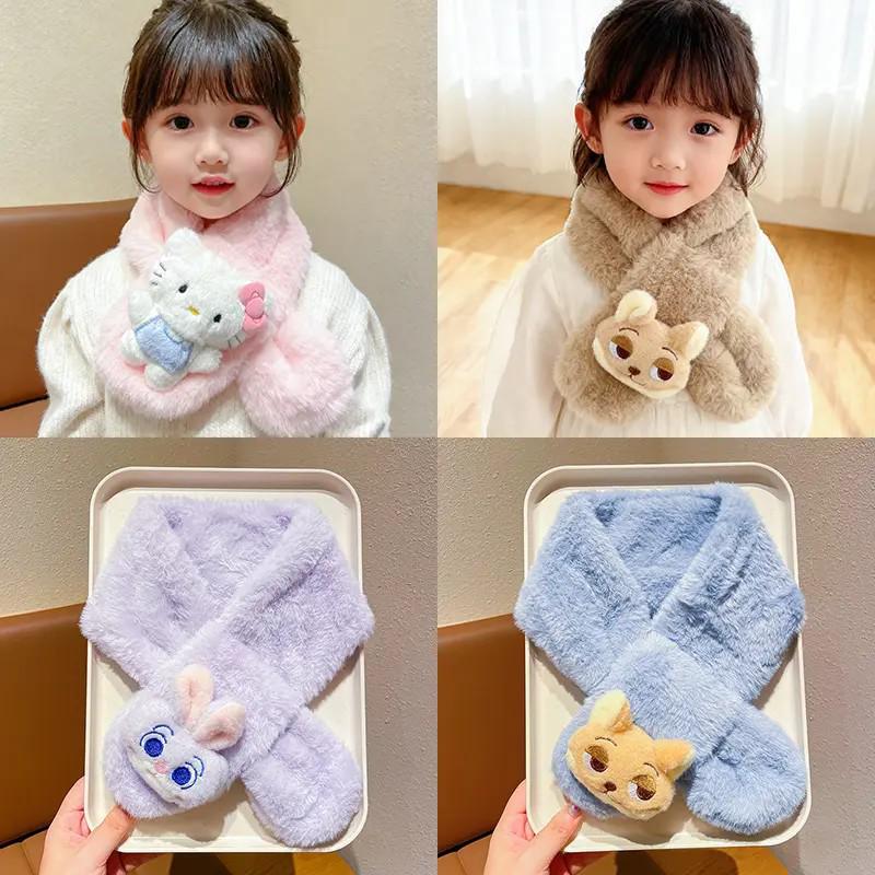 Neukundenrabatt: Niedlicher Winter-Hasen-Schal für Babys - Warm, Dick, Cartoon-Design