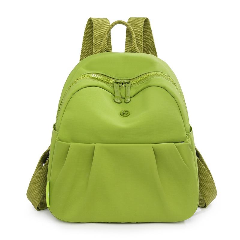 Backpack women's spring and summer new lightweight canvas nylon backpack high value fashion commuter bag