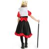 Toku und Yuu Herzkönigin Cosplay für Trumpfmagier Rot und Niedlich Kinder, Prinz, Hexe, Halloween, Land, Charakter, Junge, Krone, Weihnachten, Lustig,