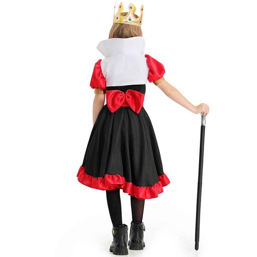 Toku und Yuu Herzkönigin Cosplay für Trumpfmagier Rot und Niedlich Kinder, Prinz, Hexe, Halloween, Land, Charakter, Junge, Krone, Weihnachten, Lustig,