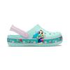 Crocs Classic Clog Fun Academy Mulan Pattern Kids Clogs Mint-Green 206155-3P7